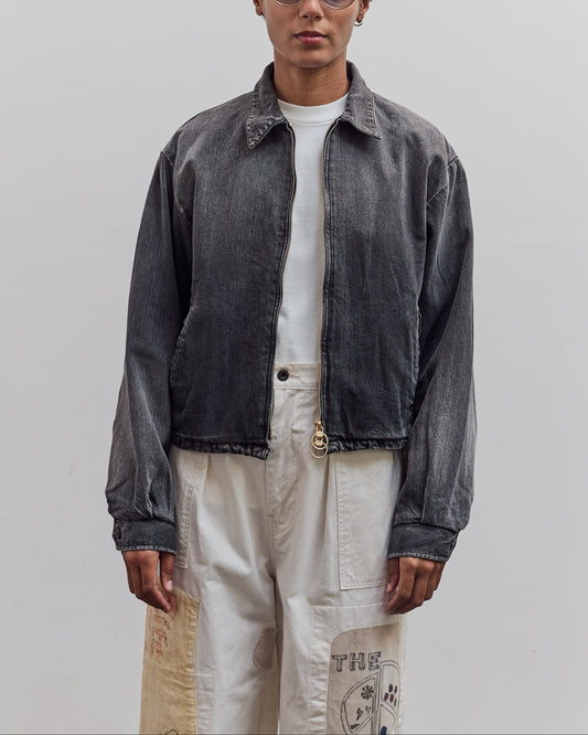 11.5Oz Blk X Blk Denim Hacksaw Drizzler Jacket, Pro
