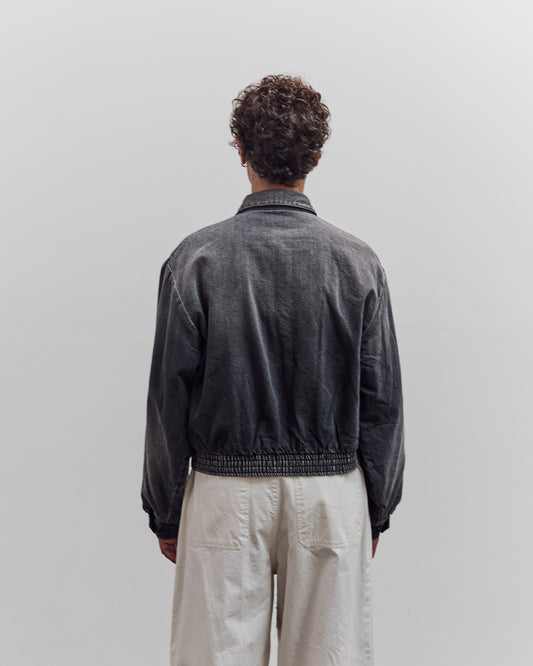 11.5Oz Blk X Blk Denim Hacksaw Drizzler Jacket, Pro