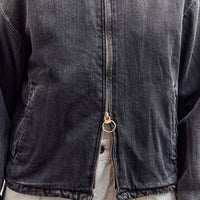 11.5Oz Blk X Blk Denim Hacksaw Drizzler Jacket, Pro