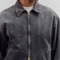 11.5Oz Blk X Blk Denim Hacksaw Drizzler Jacket, Pro