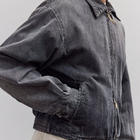 11.5Oz Blk X Blk Denim Hacksaw Drizzler Jacket, Pro