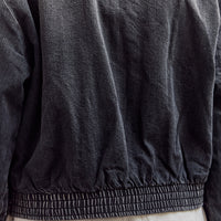11.5Oz Blk X Blk Denim Hacksaw Drizzler Jacket, Pro