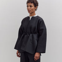 W–R21O7 Long Cross Cardigan, Black Nubi