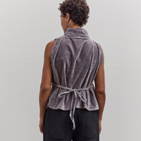 W–R21S8 Jeogori Shirt, Cloud Velvet
