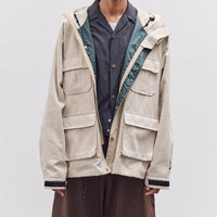 60/40 Cloth MAGPIE Mountain Parka, Ecru