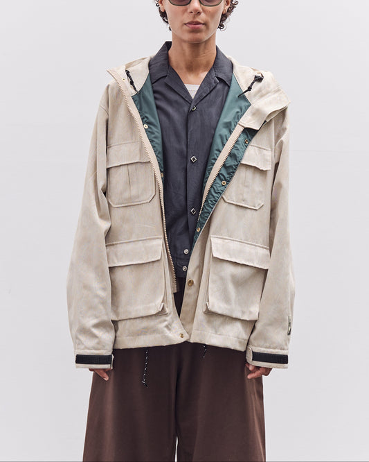 Kapital 60/40 Cloth MAGPIE Mountain Parka, Ecru