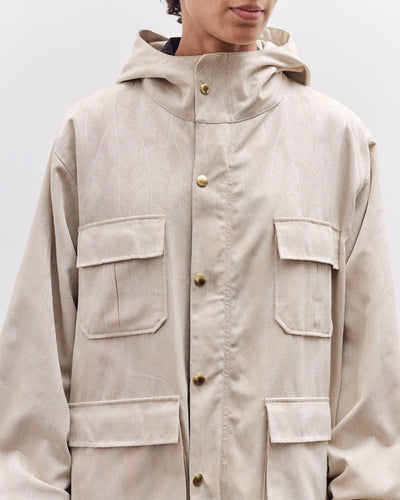 Kapital 60/40 Cloth MAGPIE Mountain Parka, Ecru