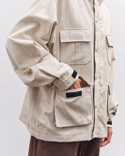 Kapital 60/40 Cloth MAGPIE Mountain Parka, Ecru
