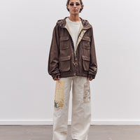 Kapital 60/40 Cloth MAGPIE Mountain Parka, Dark Brown