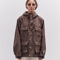 Kapital 60/40 Cloth MAGPIE Mountain Parka, Dark Brown