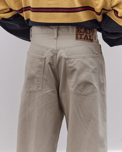 Club Baggy 5P Pants Unisex, Natural