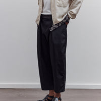 Combed Burberry Cotton Easy Beach Go Pants, Black