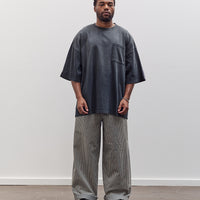 Jersey 2Tones Big Pocket T (Bone), Black X Purple