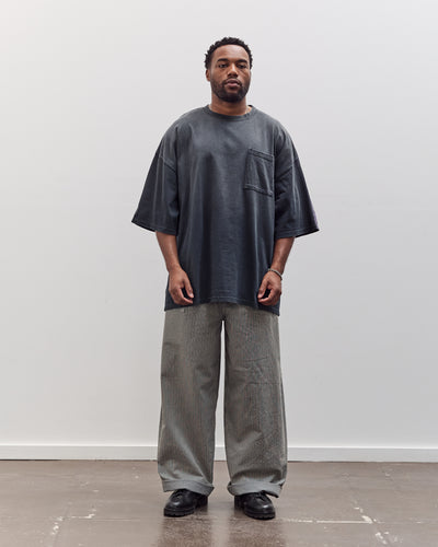 Jersey 2Tones Big Pocket T (Bone), Black X Purple