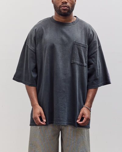 Jersey 2Tones Big Pocket T (Bone), Black X Purple