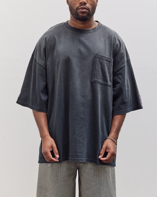 Jersey 2Tones Big Pocket T (Bone), Black X Purple