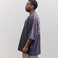 Jersey 2Tones Big Pocket T (Bone), Black X Purple