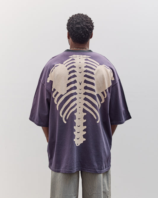 Jersey 2Tones Big Pocket T (Bone), Black X Purple