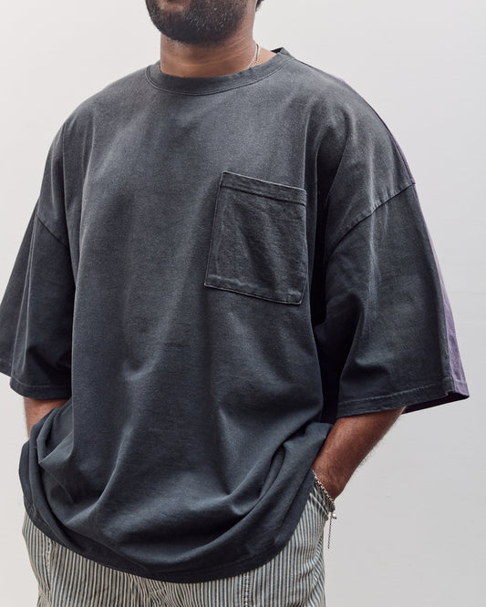 Jersey 2Tones Big Pocket T (Bone), Black X Purple