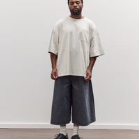 Jersey 2Tones Big Pocket T (Bone) Unisex, Ecru X Sax