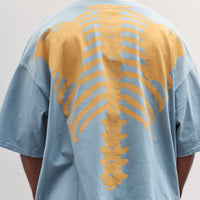 Jersey 2Tones Big Pocket T (Bone) Unisex, Ecru X Sax