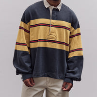 Kapital Panel Stripe Jersey Big Rugby, Black