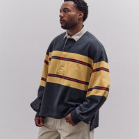 Kapital Panel Stripe Jersey Big Rugby, Black