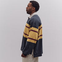 Kapital Panel Stripe Jersey Big Rugby, Black