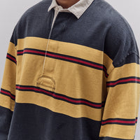 Kapital Panel Stripe Jersey Big Rugby, Black