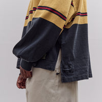 Kapital Panel Stripe Jersey Big Rugby, Black