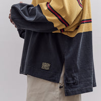 Kapital Panel Stripe Jersey Big Rugby, Black