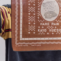 Polka Dots Hard Rain Bandana, Brown