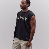 Jersey Katabira Non-Sleeve Big-T (Farmy), Black