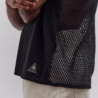 Jersey Katabira Non-Sleeve Big-T (Farmy), Black