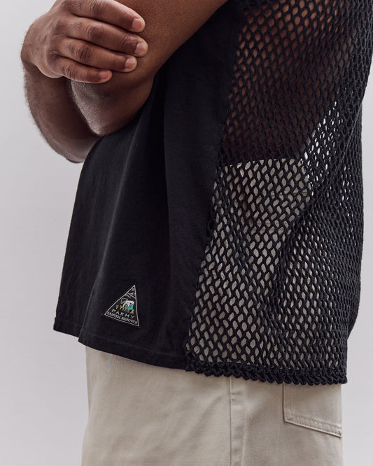Jersey Katabira Non-Sleeve Big-T (Farmy), Black