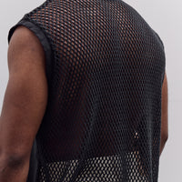 Jersey Katabira Non-Sleeve Big-T (Farmy), Black