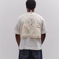 Kapital Poplin Fishing Vest, Ecru