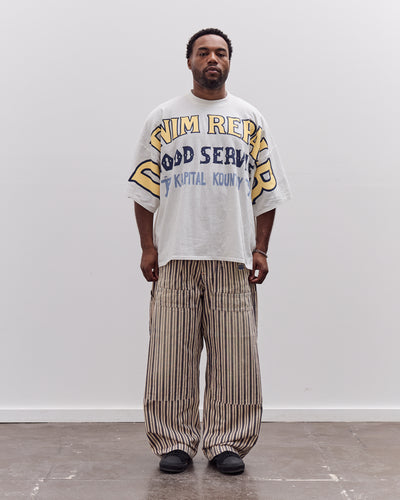 Kapital Dixie Hickoree Wide Lumber Pants, Muave
