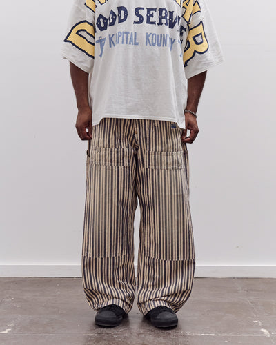 Kapital Dixie Hickoree Wide Lumber Pants, Muave