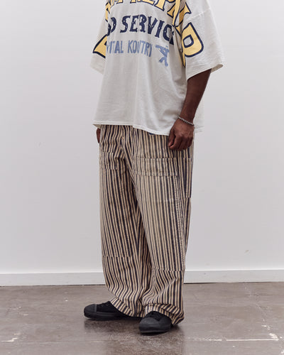 Kapital Dixie Hickoree Wide Lumber Pants, Muave