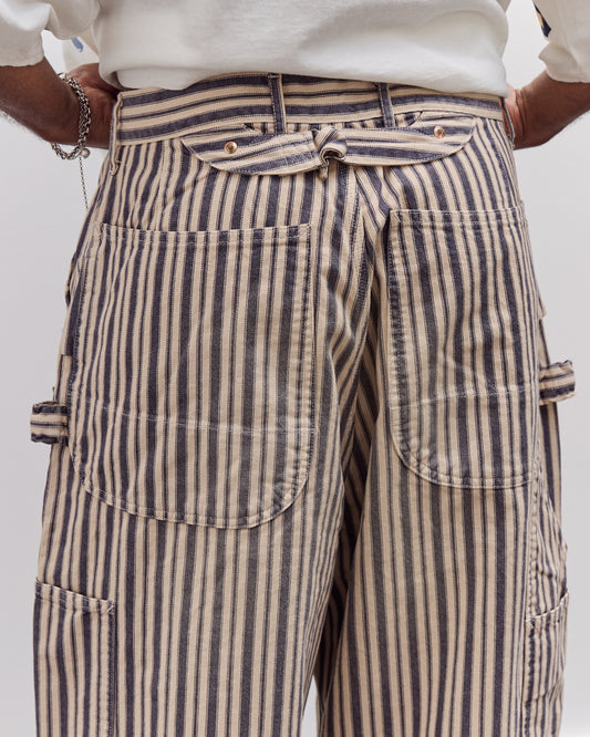 Kapital Dixie Hickoree Wide Lumber Pants, Muave