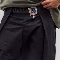 Combed Burberry Cotton Easy Beach Go Pants Unisex, Black