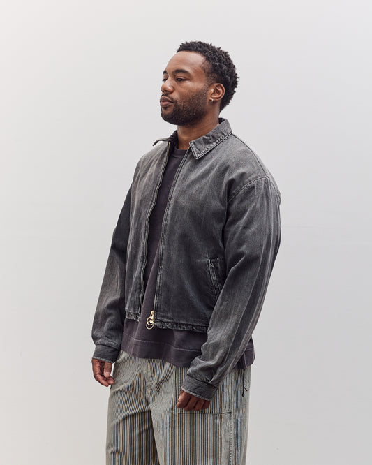 11.5Oz Blk X Blk Denim Hacksaw Drizzler Jacket Unisex, Pro