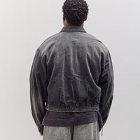 11.5Oz Blk X Blk Denim Hacksaw Drizzler Jacket Unisex, Pro