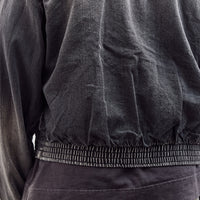 11.5Oz Blk X Blk Denim Hacksaw Drizzler Jacket Unisex, Pro