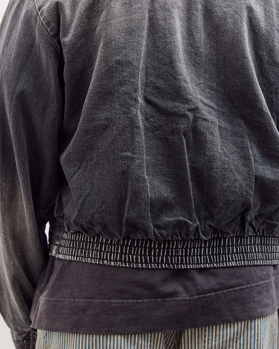 11.5Oz Blk X Blk Denim Hacksaw Drizzler Jacket Unisex, Pro