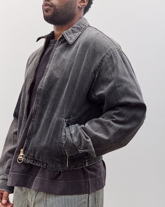 11.5Oz Blk X Blk Denim Hacksaw Drizzler Jacket Unisex, Pro