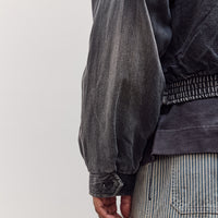11.5Oz Blk X Blk Denim Hacksaw Drizzler Jacket Unisex, Pro