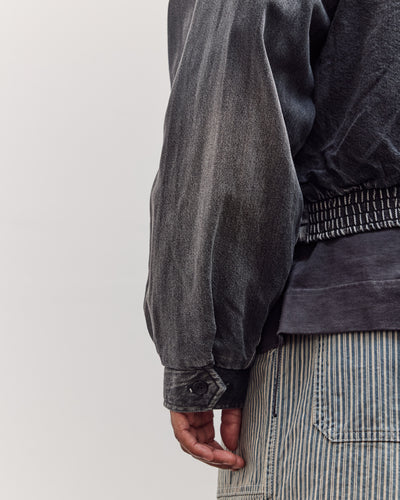 11.5Oz Blk X Blk Denim Hacksaw Drizzler Jacket Unisex, Pro