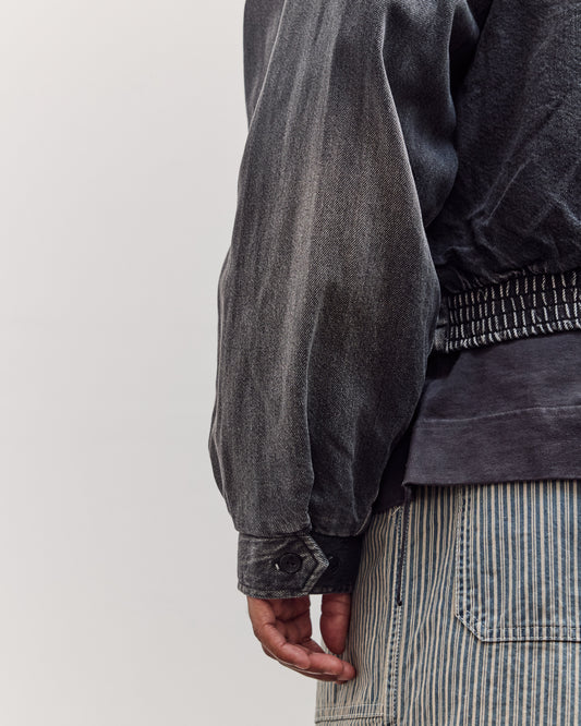 11.5Oz Blk X Blk Denim Hacksaw Drizzler Jacket Unisex, Pro